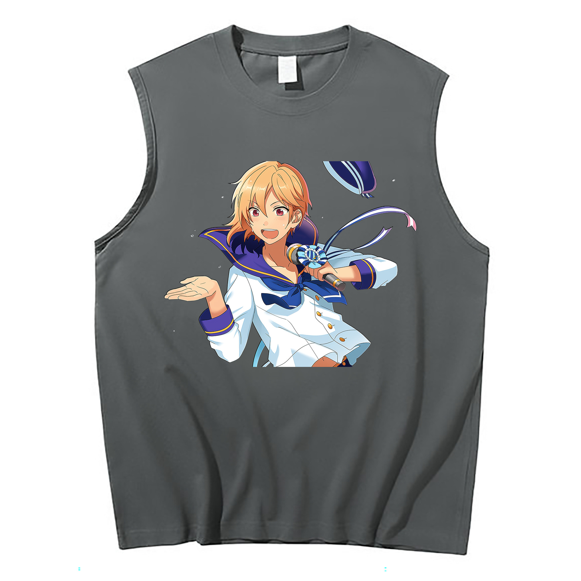 （画像用） あんさんぶるスターズ! Ensemble Stars コットン100％タンクトップ（フロントプリント）